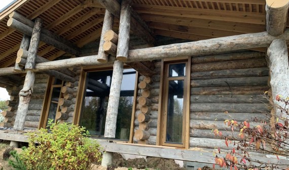 Браславские озера, окна из термососны