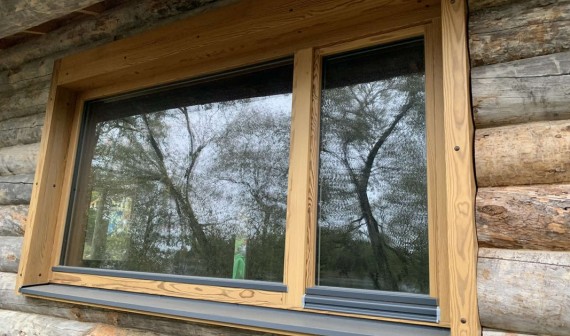 Браславские озера, окна из термососны