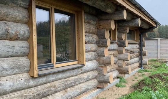 Браславские озера, окна из термососны