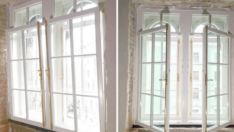 Двухрамные деревянные окна (финские окна)