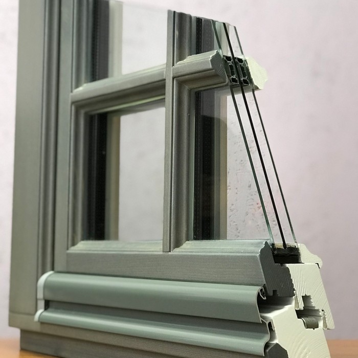 Retro Line Рустикальное окно  - 78/90 профиль